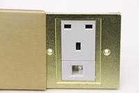 JP10 Pop-up-Bodensteckdose mit USB-Anschlüssen 110-250V Standard-Erdung Kupfermaterial Gewerbliche Nutzung Anpassbar 86 Flash Push