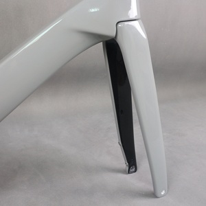 Full Hidden Cable Gray Paint Disc Road Bike <b>Frame</b> TT-X38 Carbon Fiber T1000 T47 Thread BB Size 47/49/52/54/56/58cm - Product Image 3