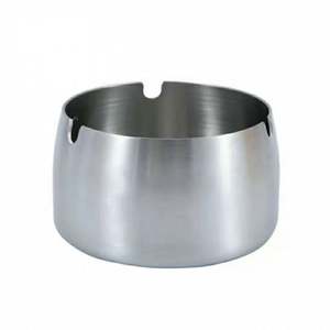 Custom Stainless Steel <b>Ashtray</b> With Logo Wholesale Windproof and Fall Proof Living Room Hotel Restaurant <b>Ashtray</b> - Product Image 1