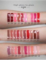 Lipstik Matte pelembap tahan lama 18 warna, lipstik Matte 2 dalam 1 pelembap bibir + Label pribadi