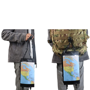 Portador de mapas hermético Bolsa seca transparente Bolsa protectora para acampar Senderismo Documentos Electrónica Estuche de mapa impermeable - Product Image 5
