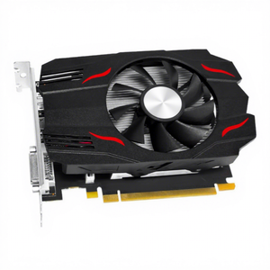 Carte graphique RX550 4 Go GDDR5, nouveau ventilateur de refroidissement pour jeux vidéo, pour ordinateur de bureau, haute performance, 4 Go de mémoire vidéo GDDR5, offre une résolution abondante - Product Image 1