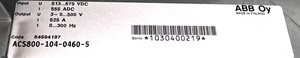 ACS800-07-760-5 ACS800 ซีรีส์ 1030-501499 883A 300HZ IP54 PLC - Product Image 1