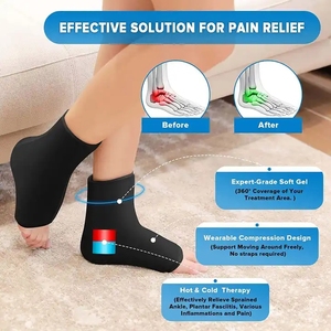 Mắt cá chân băng gói bọc cho chấn thương tái sử dụng chân băng gói Stretchable lạnh gói nén trị liệu - Product Image 3
