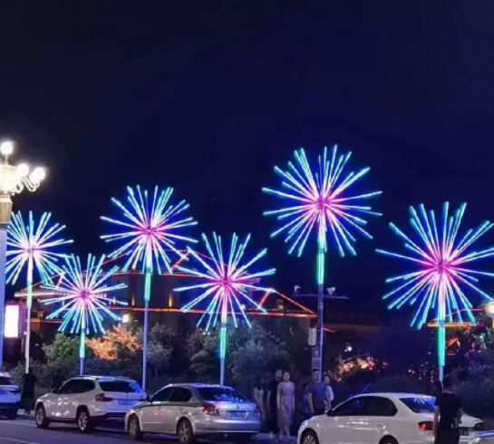 Outdoor Wedding Holiday New Year Jubilant Atmosphere Festival Lighting Led Firework Light Decoration