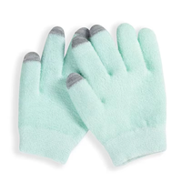 Gants d'hiver en plumes pour femmes, mitaines à deux doigts compatibles avec les écrans tactiles