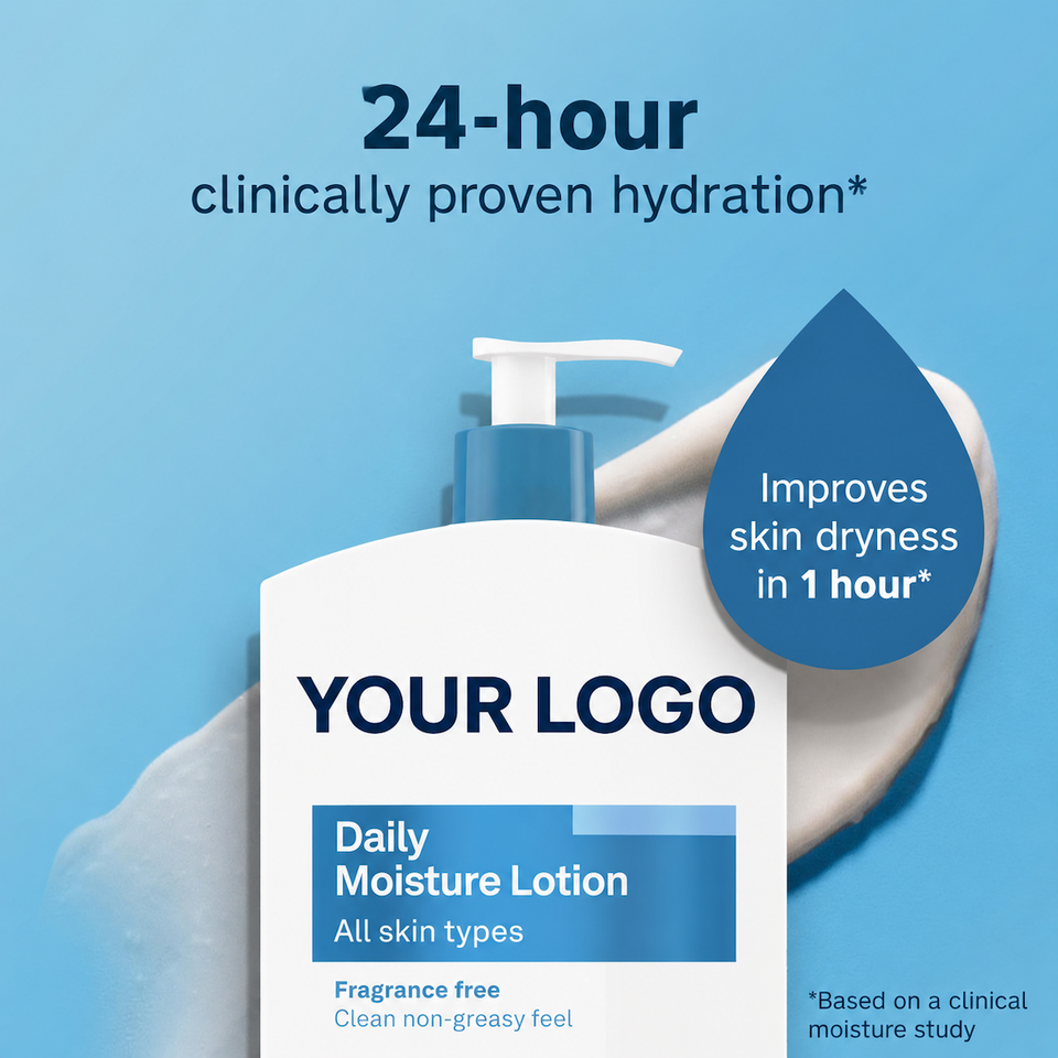 Custom Logo Pro-Ceramide Glycerin Non-Greasy 24H Hydrating Brightening ...