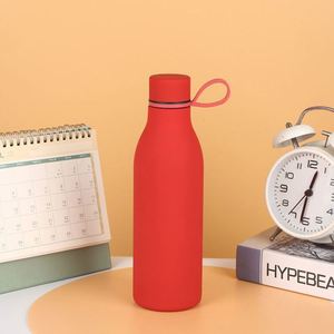 Lightweight American Narrow <b>Bottle</b>, Stainless Jug with Rope for Backpack Travel & Outdoor Hiking - Product Image 4