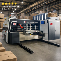 Nouvelle machine économique entièrement automatique rotative pour le découpage et le rainurage de carton ondulé pour imprimante, idéale pour les petites et moyennes usines de carton
