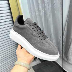 2026 New Alexander Unisex Suede Chunky Sole Fashion Trainers Mc. Soft Upper Lace Up Casual Shoes for Commute and Outdoor Queen - Product Image 1