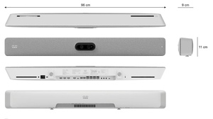 CS-BARPRO-K9 ชุดอุปกรณ์ประชุมทางวิดีโอแบบออลอินวัน พร้อมกล้องคู่และลำโพง - Product Image 4