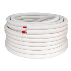 Réfrigérant isolé <span class=keywords><strong>cuivre</strong></span> Tube <span class=keywords><strong>tuyau</strong></span> Offre Spéciale climatiseur ligne ensemble cvc paire bobine ac crêpe bobine pour <span class=keywords><strong>climatisation</strong></span> - Product Image 4