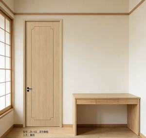 <span class=keywords><strong>Porta</strong></span> Interna Insonorizzata in MDF con Design Minimalista per Sale da Tè Giapponesi, Hotel, Appartamenti, Ospedali e Camere da Letto - Pre-Finita - Product Image 3