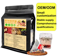 Tisane aux Cinq Trésors au Ginseng pour Hommes, Biologique et Naturelle, Énergie et Soin Nourrissant