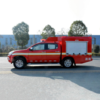 Chine CLW nouveau véhicule d'urgence sauvetage 4x4 commandant pick-up camions de pompiers à vendre