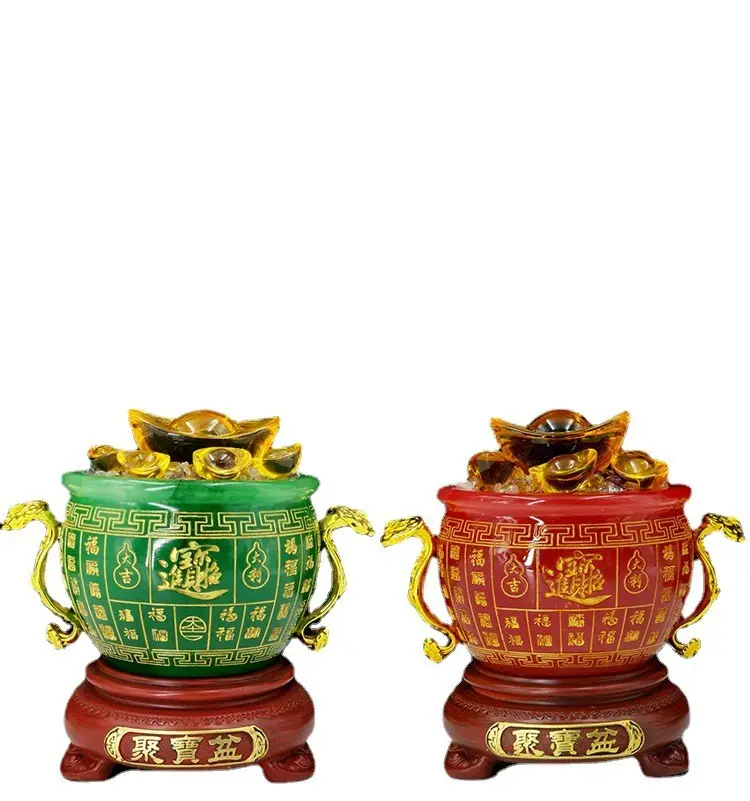 Hot Product 2023 Polyresin Figurines Statue For Home Decoration Feng Shui Items Money Bag Competitive Price For Sale