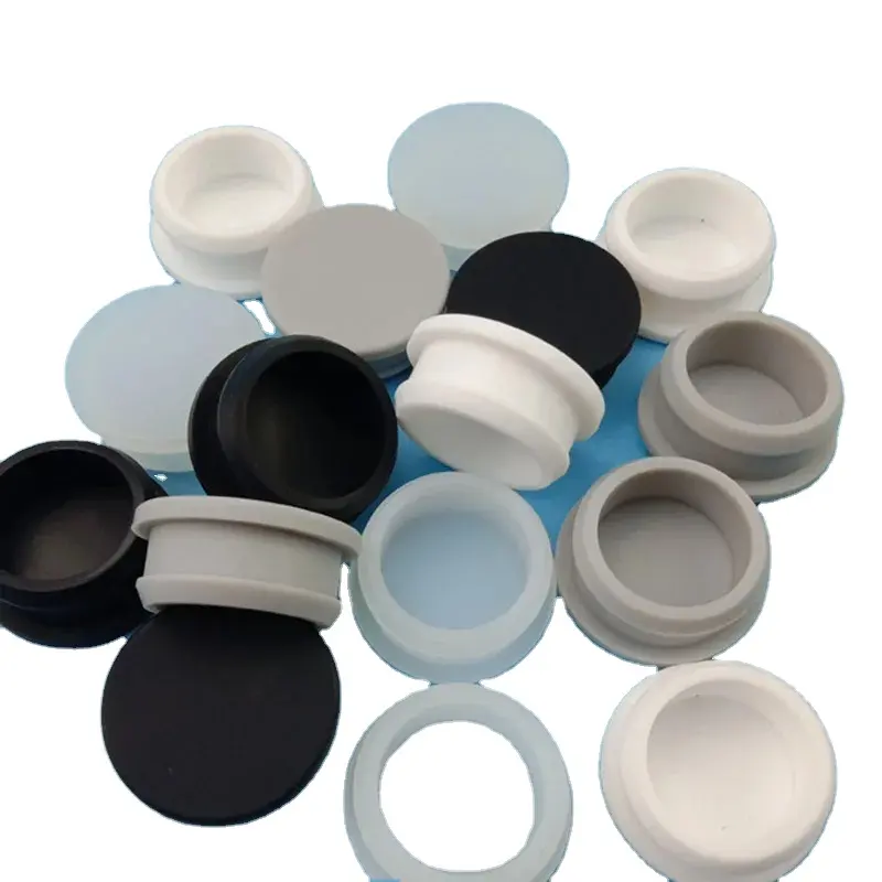 3.5 /5.5 / 8 / 10 mm Silicone Rubber Sealing cover plugs High temperature Elastic dust proof waterproof medical bottle cap lid