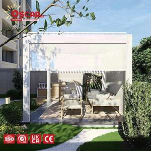 Pérgola Independiente para Exteriores de 3x3m, 3x4m, 4x6m, con Función de Detección de Lluvia, para Patio, Jardín o Barbacoa - Product Image 1