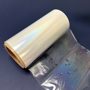 Rollo de Laminado Suave Holográfico BOPP Little Dot de Fábrica de Shenzhen para Película de Laminación Húmeda Cosmética Sin Pegamento - Product Image 6