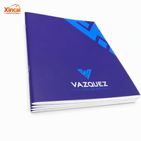 Carnet de notes personnalisé A4 grand format à spirale en papier couché, journal/agenda pour notes de réunion de bureau, logo personnalisé, vente en gros