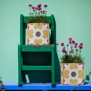 Revestimiento para Chimenea de Cemento Encaustico, 200x200mm, Resistente al Calor, Azulejo de Pared de Hormigón Hecho a Mano, Comercio Internacional - Product Image 6