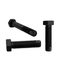 Boulon hexagonal en acier noir à haute résistance avec trou de sécurité pour fil métallique, pour l'automobile