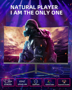 Ventes directes d'usine 24 pouces sans cadre Curvo 16:9 bureau 2800R écran incurvé 144Hz LED 2800R moniteurs de jeu à écran incurvé - Product Image 3