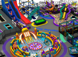 QiaoQiao Parque de Trampolines Comercial Interior para Niños de 3 a 15 Años, Capacidad de 100-300 kg, 500 Personas - Product Image 2