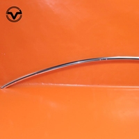 LH 1083519-00-D/00-C/-01-D/01-A RH 1083520-00-D/00-C/01-D/01-A Capuchon de garniture supérieure chromé ou noir brillant pour Tesla Model 3 2017-2024