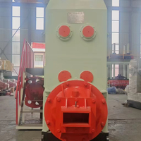Extrudeuse de briques en argile à haute productivité à deux étages contrôlée par PLC, machine automatique de fabrication de briques creuses rouges pour la production de briques