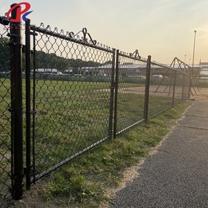 Galvanized Chain Link <strong>Fence</strong> Used to Enclosures for Livestock and Fish <strong>Ponds</strong> Lightweight Chain Link Mesh for Basketball Court - Product Image 5