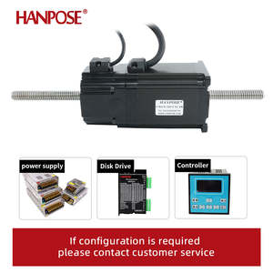 HANPOSEスクリューモーター2.8A 189N.CM 57HA76-T10 * 2-YC-PD 300MM NEMA23ストレートスルー永久磁石ブレーキステッピングモーター付き - Product Image 4