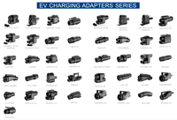 CCS1 à CCS2 EV chargeur adaptateur 32A charge rapide prise de véhicule électrique universelle avec Protection contre les surcharges étanche
