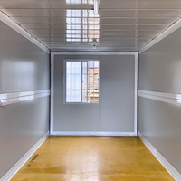 Maison conteneur pliable, structure modulaire préfabriquée intégrée pour l'hébergement du personnel d'ingénierie