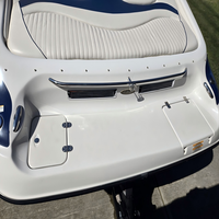Plateforme de bain intégrée pour bateau Crownline 225 260EX 220EX 240LS 2005, revêtement de pont en mousse EVA imitation teck, style SeaDek MarineMat, auto-adhésif