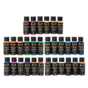 Ensemble de peinture <span class=keywords><strong>acrylique</strong></span> 30 couleurs Pigments acryliques à haut débit pour la peinture <span class=keywords><strong>acrylique</strong></span> fluide pour la peinture sur poterie Modélisation artistique - Product Image 1
