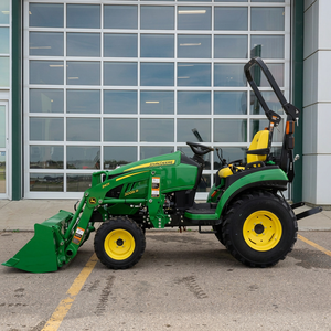 Tractor Agrícola Multifuncional John Deere 3038E de 70HP, Compacto, con Ruedas, 4WD, Verde - Product Image 1