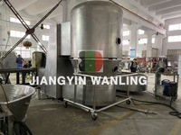 Machine de séchage à lit fluidisé GFG en acier inoxydable pour poudres alimentaires, paniers de pain, sel et épices