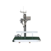 Ensacheuse de ciment de dosage automatique 10-50kg pesant et cousant la machine à emballer de bouche ouverte de poudre d'emballeur