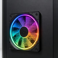 Boîtier PC Gaming Meway Micro-ATX Mid-Tower RGB OEM en Promotion avec Support Ventilateur et Boîtier Noir en Stock