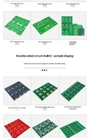 FR-4 hitam Matte kosong Pcb inti hitam Inverter tahan api dua sisi PCB desain pengolahan papan sirkuit file Gerbera