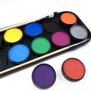 Kit di pittura per il viso a base d'acqua di halloween <span class=keywords><strong>pittore</strong></span> professionale per il corpo del viso usato vernice per il corpo del viso - Product Image 6