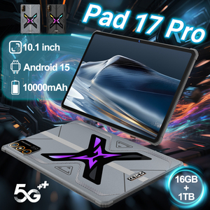 Tablet PC <span class=keywords><strong>Pad</strong></span> 17 Pro <span class=keywords><strong>10.1</strong></span> inci, penyimpanan 16GB+1TB, prosesor Octa <span class=keywords><strong>Core</strong></span>, <span class=keywords><strong>Dual</strong></span> SIM Card, mendukung bahasa Prancis, Spanyol, dan multi-bahasa. - Product Image 3