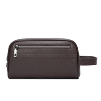 Sac à main pochette antivol en cuir PU pour homme, avec serrure à code, grande capacité, pour affaires, usage quotidien, mode vintage, vente en gros
