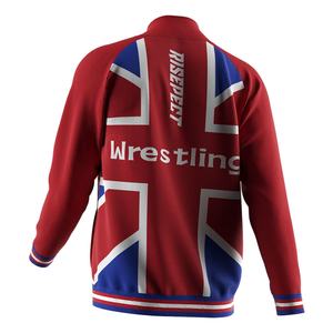 Vestes de sport pour équipes de lutte, nouvelle conception, sublimation, sweat-shirts courts, sweat-shirts à capuche, vestes zippées - Product Image 4