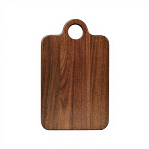 Wood Rectangle Chopping Board With Handle Modern Cheese Serving <b>Platter</b> Dishwasher Safe Eco Friendly Cutting Board For Kitchen - Product Image 1