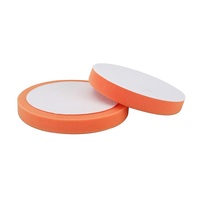 Tampons de polissage plats de 6 pouces pour plaque de support de 5 pouces, tampons de polissage en mousse pour le polissage et l'application de cire sur la carrosserie de voiture