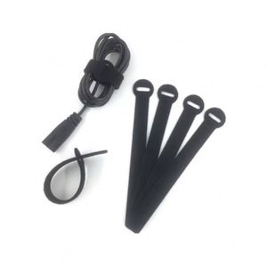 Bande élastique auto-adhésive en nylon écologique de 0,47 x 6,30 pouces avec motif de points Velcro pour ceinture de sport - Product Image 1