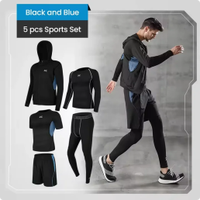 Ensemble de survêtements grande taille pour hommes en polyester respirant imprimé, taille élastique, vêtements de sport personnalisables pour l'entraînement en équipe