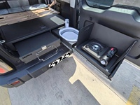 Jetour lit voiture boîte magique plaque de lit cuisinière à gaz bassin pliant robinet électrique table d'opération table pliante équipement de camping